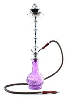 1 hose 28" Deep Purple Hookah shisha nargila narguile nargile glass water Vase
