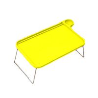 LLtidmsWL Sofa Bed Tray Table with Folding Legs Laptop Breakfast Bed Tray for Eating Studying Green