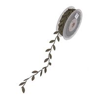 PIXNOR Leaf Ribbon, Satin Vine Garlands Sew On Trims DIY Wedding Decoration