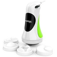 NURSAL Handheld Percussion Electric Massager, Interchangeable Nodes Deep Kneading Therapeutic for Full Body, Blood Circulation
