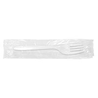 Berkley Square Medium Weight Polypropylene Fork, White, 1000 Count