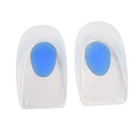 Silicone Gel Heel Cups Plantar Fasciitis Heel Cushion Pain Relief Shock Absorption Heel Pads for Callus Corns Bone spur Unisex (S(Women: 4-6))