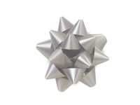 Silver Small Star Gift Bows (48 Pack ) 2-1/2"