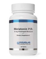 Douglas Laboratories - Melatonin P.R. - 3 mg Prolonged-Release Melatonin Supports Sleep/Wake Cycles - 60 Tablets