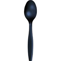 Creative Converting 010603B Navy Cutlery (Prem) Bulk Spoons (12pks Case)