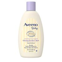 Aveeno Baby Calming Comfort Bath with Lavender & Vanilla, Hypoallergenic & Tear-Free, 8 fl. oz