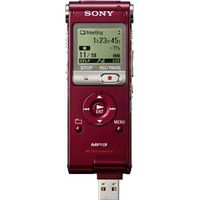 Sony ICD-UX200RED Digital Voice Recorder with Built-in 2 GB Flash Memory (Red)