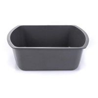 McKesson Rectangular Graphite Wash/Foot Basin 8 Quart - Case of 50