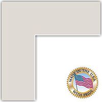 16x22 Clapboard / Candlewick Custom Mat for Picture Frame with 12x18 opening size (Mat Only, Frame NOT Included)