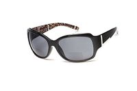 Jackie O Designer Style Outside Bifocal Reading Glasses -, Black, Size Large