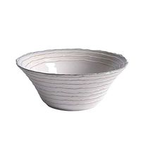 Bowl Bowl, home retro bowl creative personality ceramic bowl, blue ripple, practical home tableware, pasta vegetable fruit salad bowl porridge bowl soup bowl Hotel tableware home noodles boiled fish s