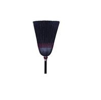Janitor Deluxe Black Corn Broom (Pack of 6)