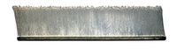 Tanis Brush MB710036 Metal Back Strip Brush with 5/16" Galvanized Steel Backing, 0.035" Diameter Teflon Bristles, 3' Overall Length, 1" Trim Length