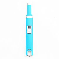Unishow ® USB Lighter – Electronic Arc Lighter, Flameless, Rechargeable Lighter, Windproof, USB Cable Included, Gift Box (Blue)
