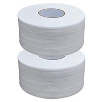 Toilet Paper Roll 4-Ply Bath Tissue Roll Ultra Jumbo Roll Paper Towels Soft White Tissue Household Roll Tissue Paper (2)