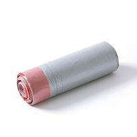 Trash Bag Stall Kitchen Drawstring Thickened Garbage Bag Portable Disposable 13 Gallon Large Strong Multipurpose White Bags For Trash Can(30 Pieces)4050cm,Pink