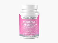 Vigorous Conception Fertility Prenatal Vitamins - Myo-Inositol & Vitex, Promote Cycle Regularity and Ovulation, Balance Hormones, Folate Folic Acid- 60 Vegetarian Capsules