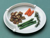 Surefit Plastic Food Guard, Color: Orange