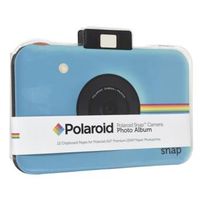 Polaroid PL2X3ASNAPBL Snap Touch Camera Accordion Style Album Holds 12 Photos, Blue