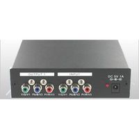 1x3 (1:3) Component Video + Analog/Digital Audio Distribution Amplifier Splitter AT-COMP-13AD