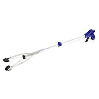 AOLVO Reacher Grabber Pick Up Stick Tool | Lightweight Aluminum 81 cm Extra Long Arm Reaching Claw,Foldable Handy Reacher Disabled Reach Aid Rubbish Litter Picker for Garden Beach Leaf Poop