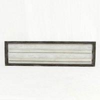 30" X 8" X 1.5" Wood Framed Sign (Letterboard) White – 15212