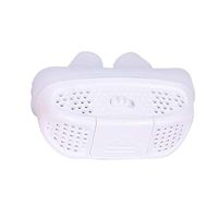 Sleep aid ABS Pinch Nose Health Care Device Anti-snoring Breathing Stop Breathing, Help Sleep (Color : White)