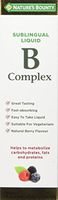 NATURE'S BOUNTY Liquid Complex B, 59ml