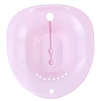 Ljings Sitz Bath is The Standard Therapeutic Soaking Bath, Avoid Squatting for Pregnant Women Hemorrhoids Patients on The Toilet Hip Bath Tub & Flusher,Pink
