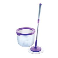 MOP Spinning and Bucket Cleaning Set Basketless Single Barrel Design Washing and Dehydrating 2 in 1 Dry and Wet Dual Use