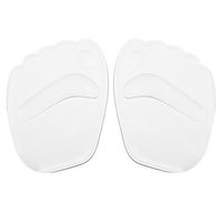 Non-slip Forefoot Cushion Elastic Useful Gel Silicone High Heel Shoe Insoles New 2 Pcs