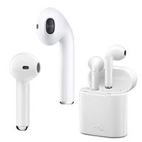 Wireless Bluetooth Headphones Bluetooth V4.2 Portable Charge Box Stereo Built-in Microphone, Compatible with iOS/Samsung/Android Bluetooth Earbuds Device