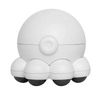 YAMY Octopus Shape Mini Massage Ball, USB Charging Electeric Pain Relief Back Roller Massager Self Massage Therapy and Relax Tools for Sore Muscle Joint Pain Essential Oils or Lotion Relax (White)