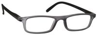 The Reading Glasses Company Matt Grey Black Lightweight Readers Designer Style Mens Womens Spring Hinges R17-7 +1.50