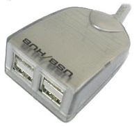 Adesso 4-Port Bus Powered USB 1.1 Mini Titanium Hub (AUH-103)