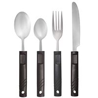 Utensil Set with Lightweight Plastic Handles