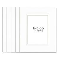 SET of 10 - GREATPACK 16x20 White / White Double Mats- Fit 11x14 Photo Art