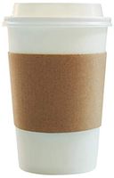 Disposable Paper Coffee Cups - Insulated - with Lids and Sleeves (50, 12 oz)