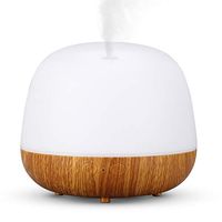 ap airpleasure Ultrasonic Whisper-Quiet 700 ML Humidifiers Aroma Essential Oil Diffuser Last for 20 Hours, Waterless Auto-Off with Timer, Premium Vaporizer with Night Light (DarkYellow)