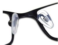 VNDEFUL 25 Pairs Soft Silicone Air Bag Eyeglass Nose Pads Fit A Variety of Glasses,14mm Screw-in