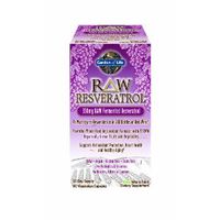 Garden of Life RAW Resveratrol, 60 vcaps (Pack of 4)