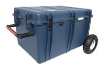 PortaBrace PB-2850FORX Hard Case with Off-Road Wheels, Foam Interior, Trunk Style, Blue Bags