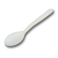 Jaya 100% Compostable 6.5" Heavy Duty Cutlery, Taster Spoon, 2000-Count Box