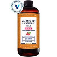 Liquid Carnipure™ LCarnitine 1100mg Raspberry Flavor, Clinically Studied Ingredient Supports Weight Management, Energy Production Fat Metabolism (16 Fl Oz.) by The Vitamin Shoppe