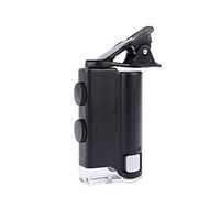 Lens Magnifying Glass for Mobile Phones, HD 100x60x, with Illumination, Jewelry Identification with Diamonds, Portable Microscope