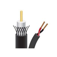 Sewell Direct SW-22856 Bulk RG59+Power 1000-Feet Spool Siamese Cable