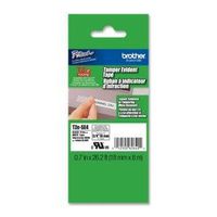 2/Pack Genuine Brother 3/4" (18mm) Black On White Security P-touch Tape for Brother PT-1880, PT1880 Label Maker