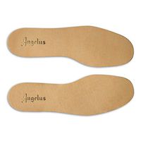 Premium Leather Insole for Shoes/Sneakers- Prevents Foot Odor- Absorbs Moisture- Can Customize and Paint on by Angelus (Tan, 11.5)