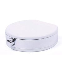Niome Contact Lens Case Travel Cute Cartoon Perfume Bottle Shape Box Container Holder Men Women White