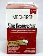 Shield Safety - Sinus Decongestant 100 ct
